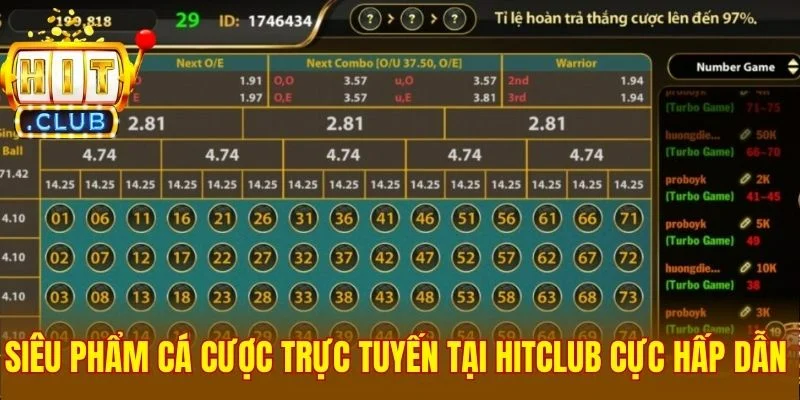Siêu phẩm cá cược trực tuyến tại Hitclub cực hấp dẫn